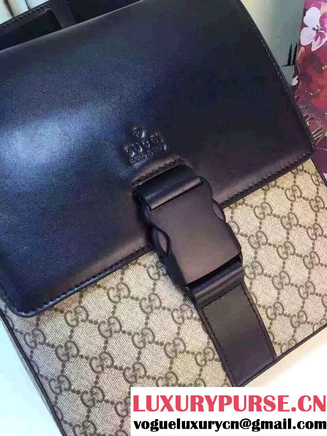 Gucci GG Supreme Canvas Messenger Small Flap Bag 406368 2016