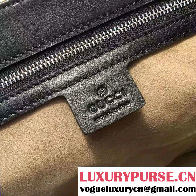 Gucci Signature Leather Messenger Small Flap Bag 406368 2016