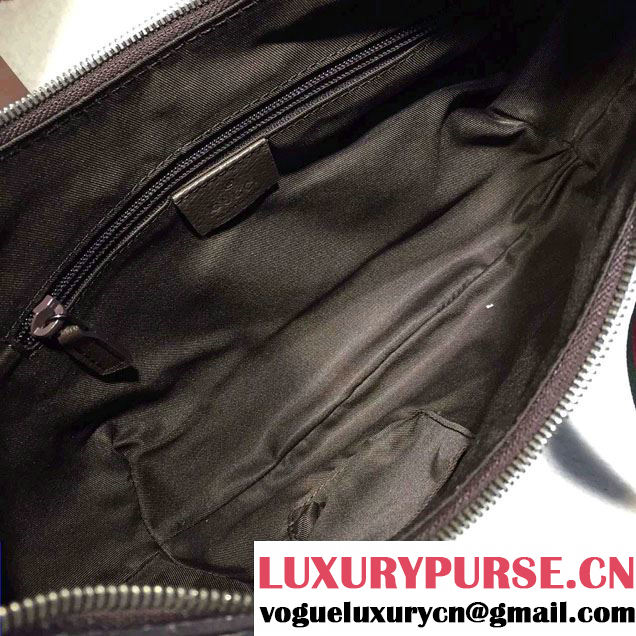 Gucci Original GG Canvas Messenger Medium Bag 181092 Coffee