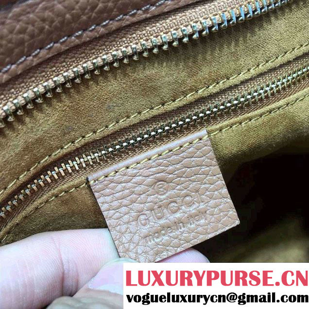 Gucci Leather Men's Messenger Shoulder Bag 281422 Khaki 2016