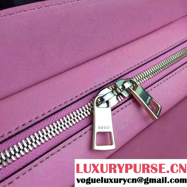 Gucci Dionysus Blooms Print GG Supreme Duffle Tote Bag 387509 Pink 2015