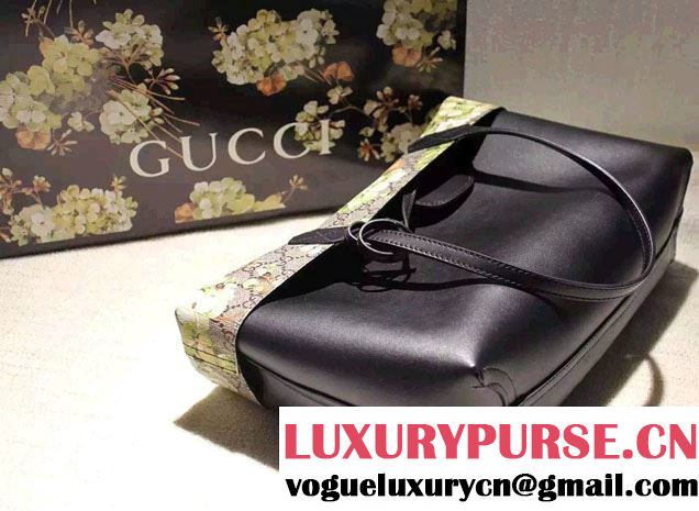 Gucci GG Blooms Reversible Leather Tote Medium Bag 368568 2016