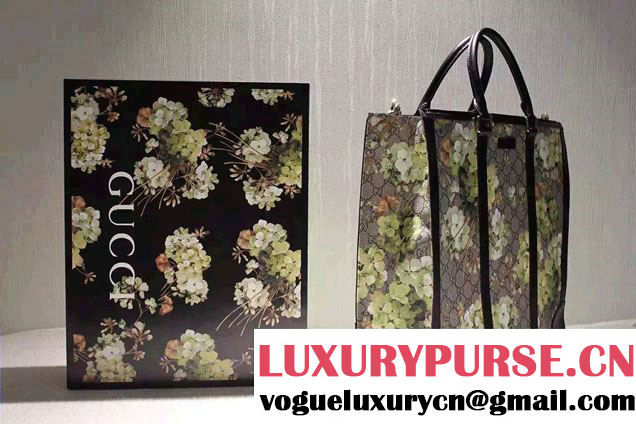 Gucci GG Blooms Structured Tote Bag 406387 2016