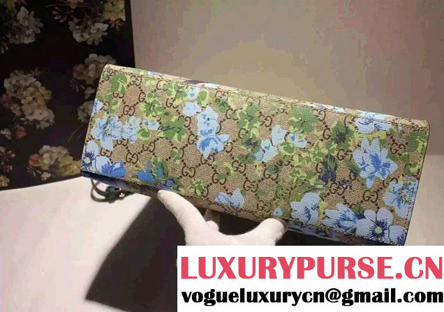 Gucci XL GG Floral Print Embroidered Bird Tote Bag 414476 2016