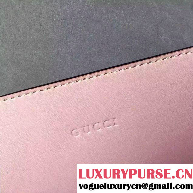 Gucci GG Blooms Reversible Leather Tote Bag 368568 Pink 2016