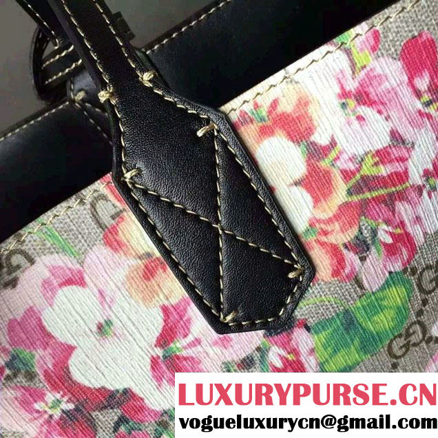 Gucci GG Blooms Reversible Leather Tote Bag 368568 Black 2016