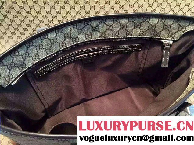 Gucci GG Supreme Canvas Tote Bag 211137 Coffee 2016