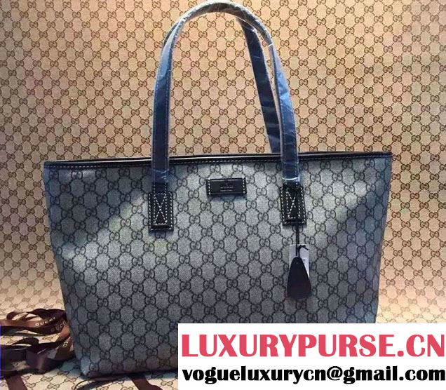 Gucci GG Supreme Canvas Tote Bag 211137 Coffee 2016