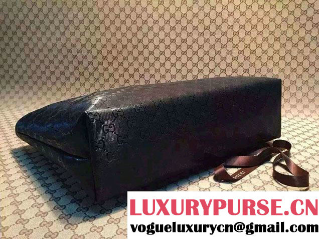 Gucci GG Supreme Canvas Tote Bag 211137 Imprime Black 2016