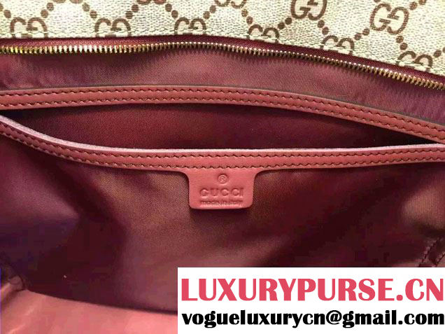 Gucci GG Supreme Canvas Tote Bag 211137 Blooms Print Rose 2016
