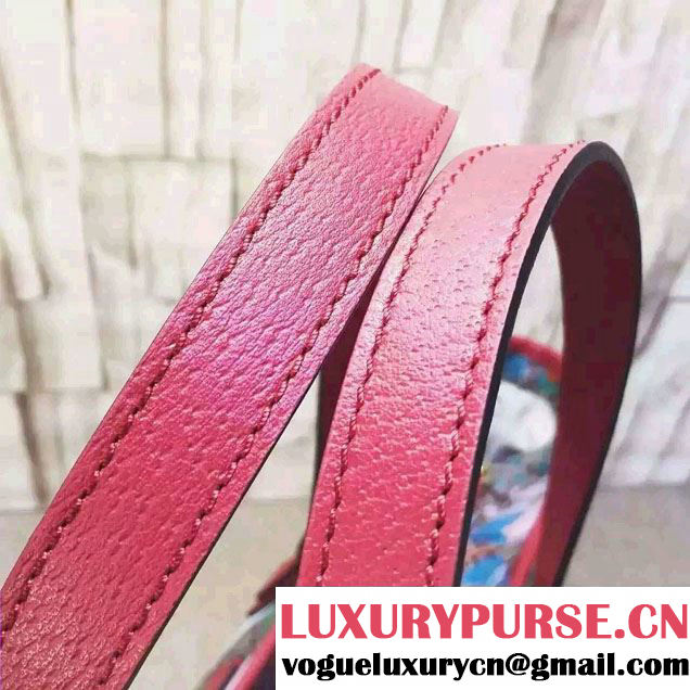 Gucci GG Supreme Canvas Tote Bag 211137 Tian Red 2016