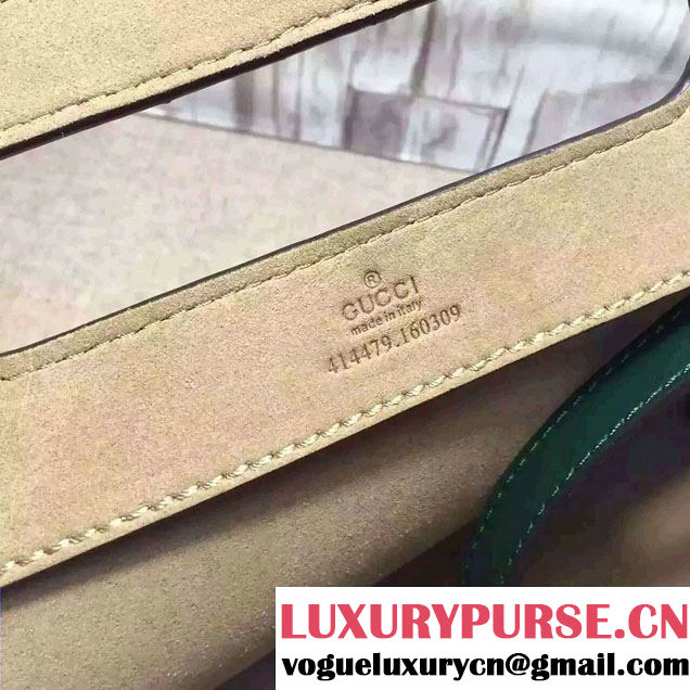 Gucci GG Supreme Canvas Tote Bag 414479 Blue Blooms 2016