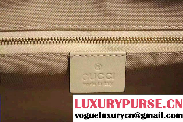 Gucci GG Ribbon Herbarium Medium Tote Bag 432684 White/Red Japan Limited 2016