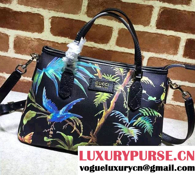 Gucci GG Supreme Tote Small Bag 429019 Tropical 2016