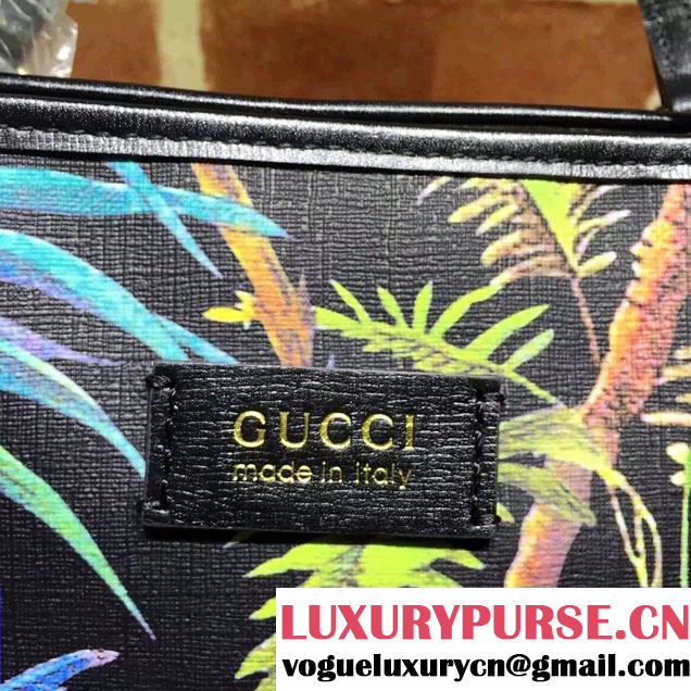 Gucci GG Supreme Tote Small Bag 429019 Tropical 2016