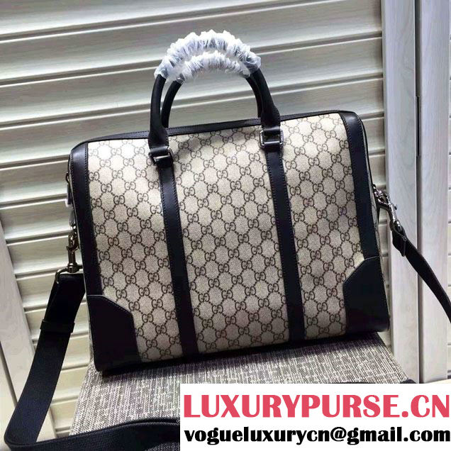 Gucci GG Supreme Canvas Briefcase Bag 406384 2016
