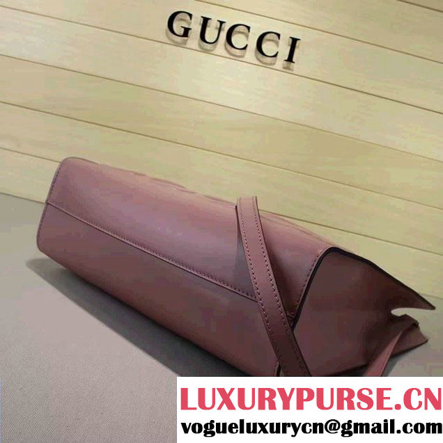 Gucci XL Leather Tote Large Bag 409378 Light Pink 2016