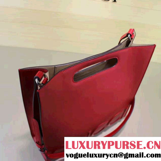 Gucci XL Leather Tote Large Bag 409378 Red 2016