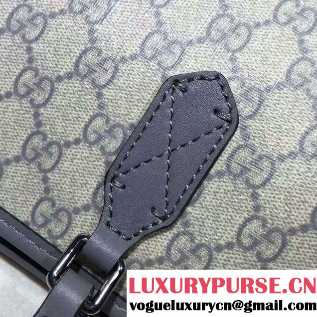 Gucci GG Supreme Medium Tote Bag 410748 Gray
