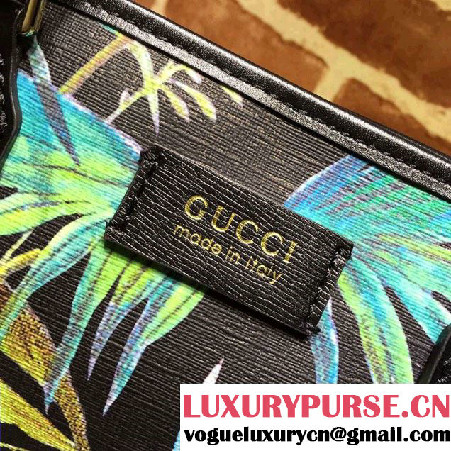 Gucci GG Supreme Medium Tote Bag 410748 Tropical Print