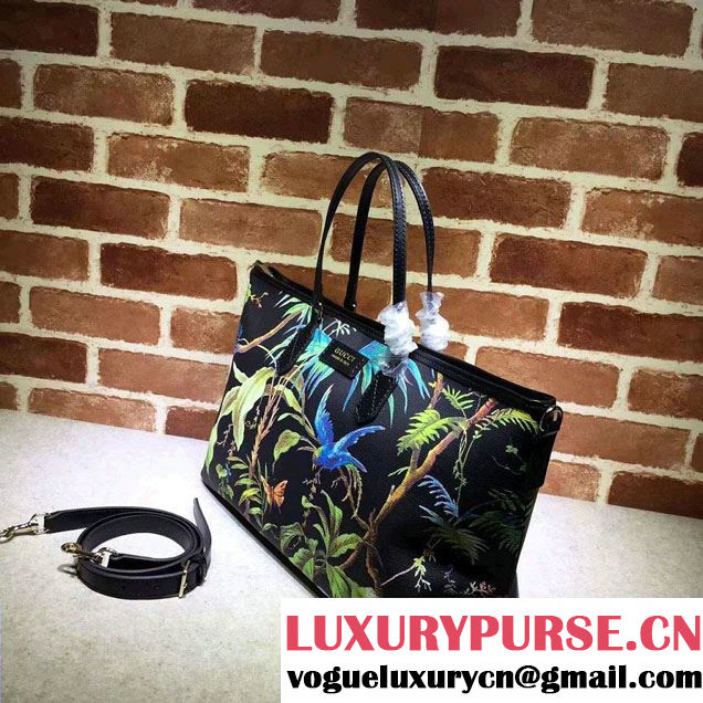 Gucci GG Supreme Medium Tote Bag 410748 Tropical Print