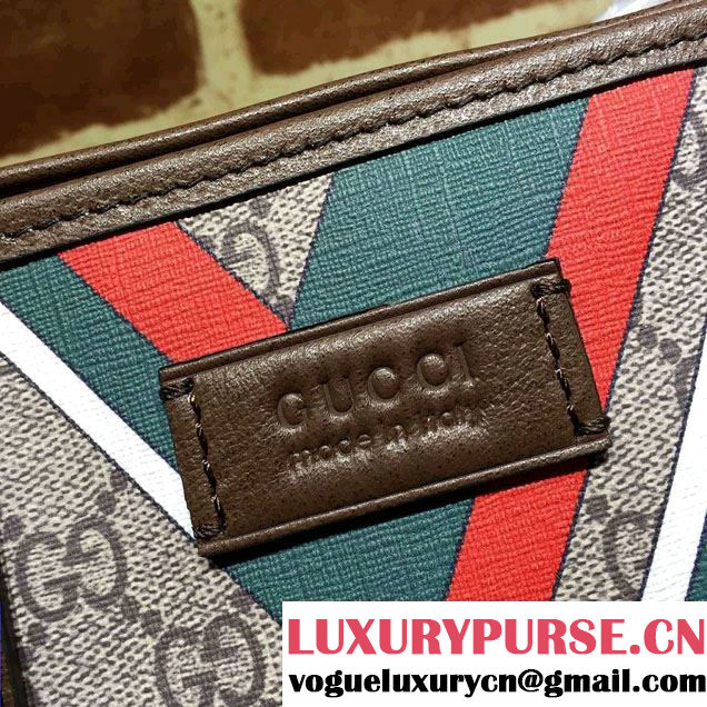Gucci GG Supreme Medium Tote Bag 410748 Chevron