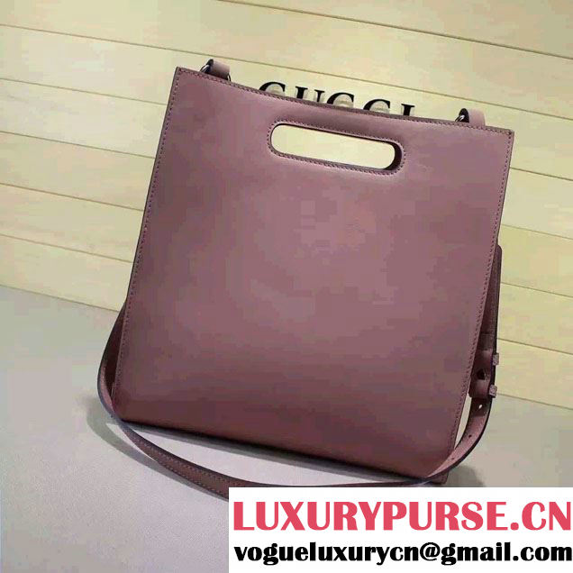 Gucci XL Leather Tote Small Bag 409380 Pink 2016