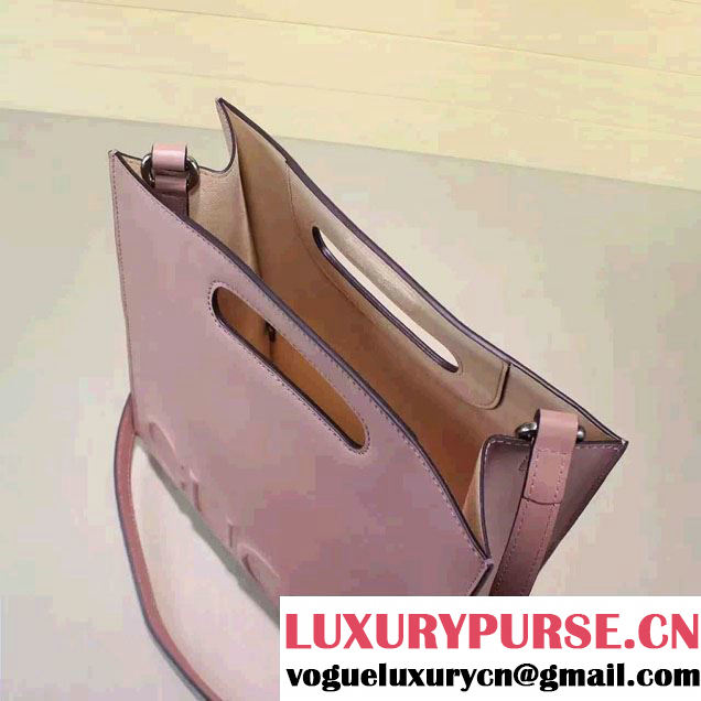 Gucci XL Leather Tote Small Bag 409380 Pink 2016