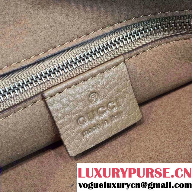 Gucci Dionysus Leather Briefcase Tote Bag 397657 Camel