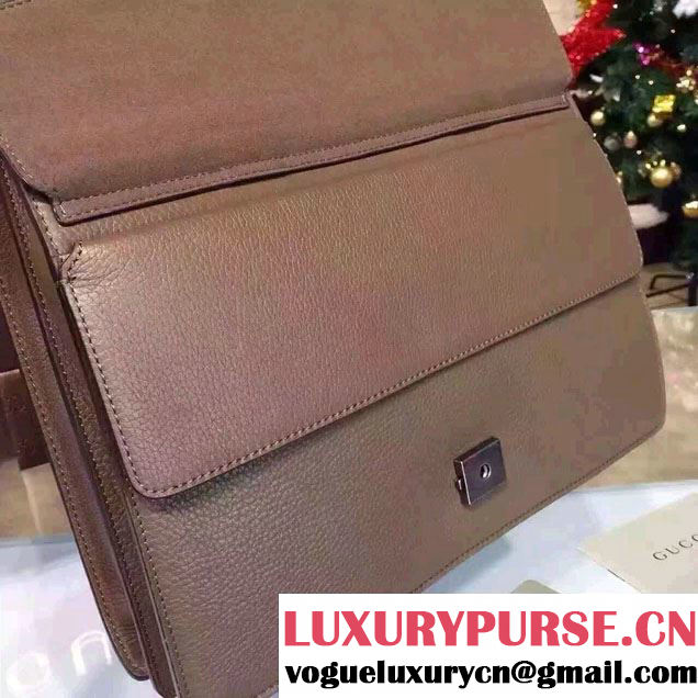 Gucci Dionysus Leather Briefcase Tote Bag 397657 Camel