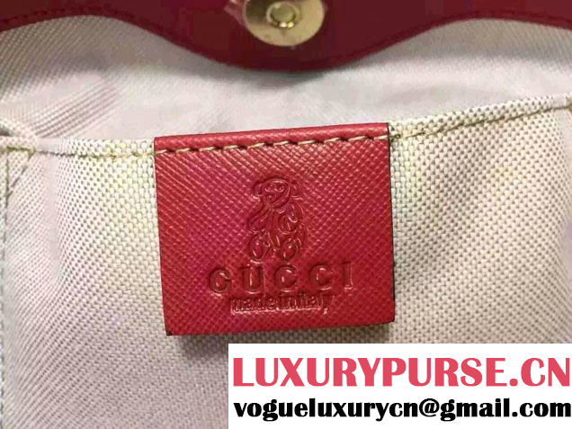 Gucci Children'S GG Supreme Canvas Tote Bag 410812 Strawberry 2016