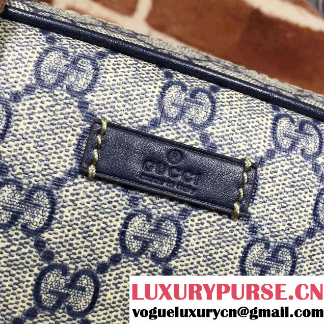 Gucci Briefcase Bag 201480 GG Plus Blue
