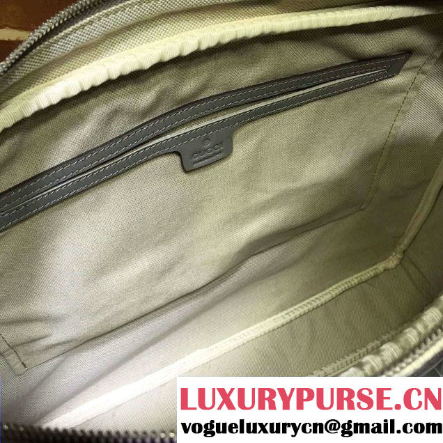 Gucci Briefcase Bag 201480 GG Plus Gray