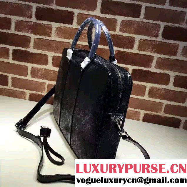 Gucci Briefcase Bag 201480 Imprimé Black