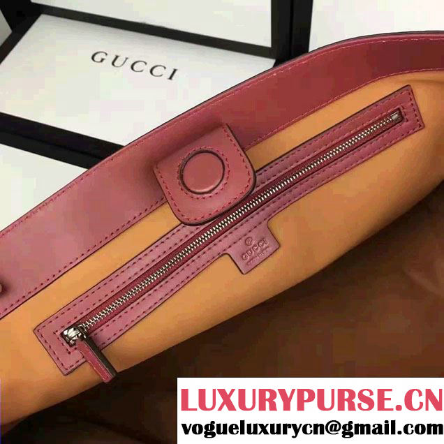 Gucci Soft GG Supreme Tote Bag 453705 Red Blooms 2016