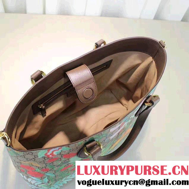 Gucci Soft GG Supreme Tote Bag 453705 Tian 2016