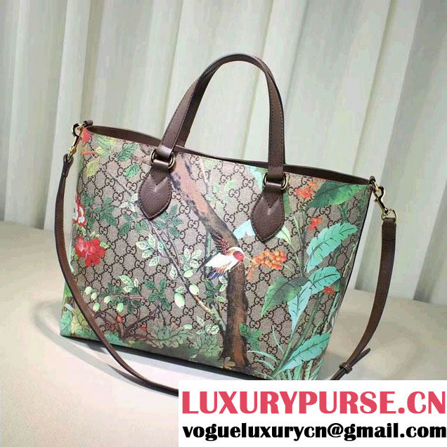 Gucci Soft GG Supreme Tote Bag 453705 Tian 2016