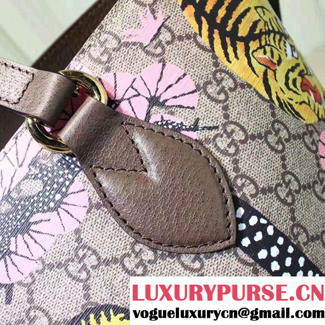 Gucci Soft GG Supreme Tote Bag 453705 Bengal Pink 2016