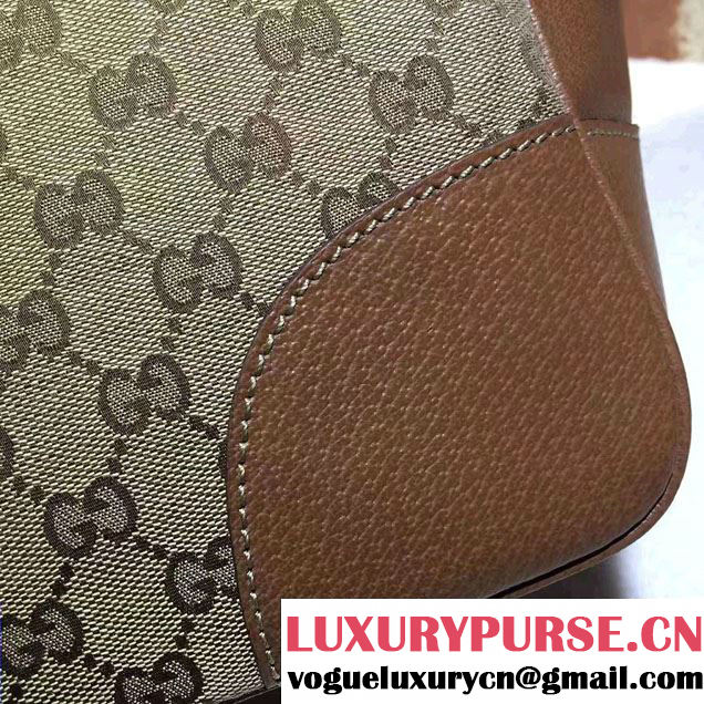 Gucci Bree Original GG Canvas Tote Bag 323671 Brown