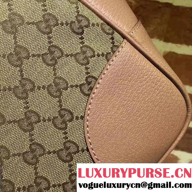 Gucci Bree Original GG Canvas Tote Bag 323671 Nude Pink