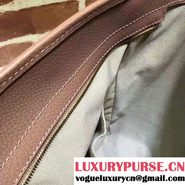 Gucci Bree Original GG Canvas Tote Bag 323671 Nude Pink