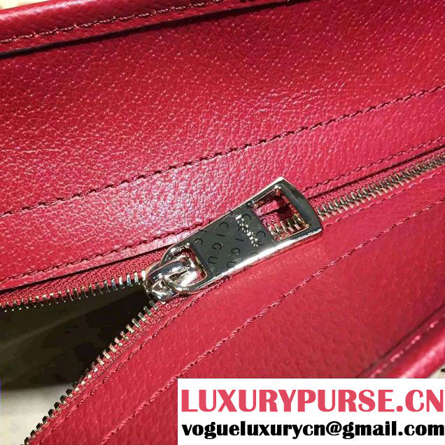 Gucci Bree Original GG Canvas Tote Bag 323671 Red