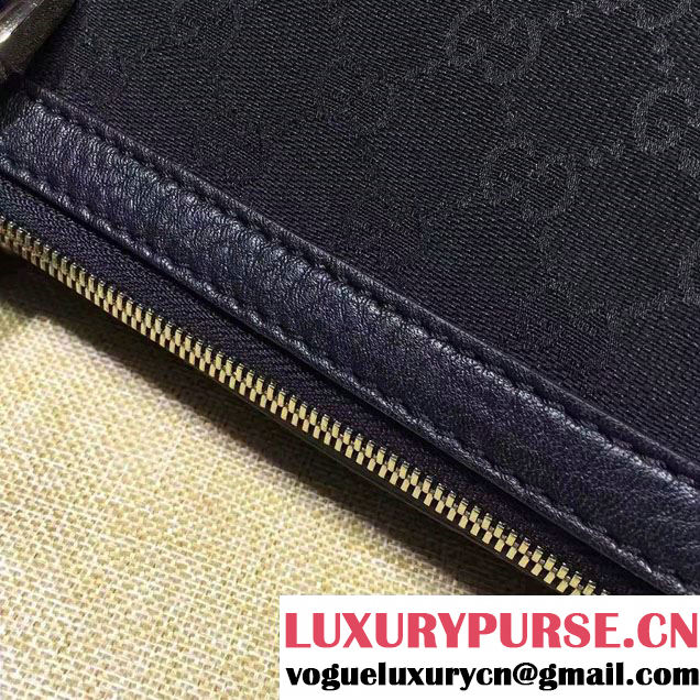 Gucci GG Canvas Convertible Tote Bag 341503 Black 2016
