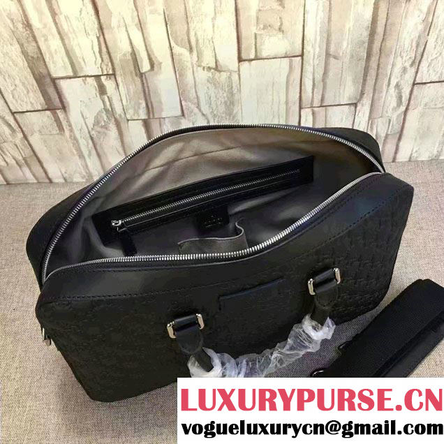 Gucci Signature Leather Briefcase Medium Bag 435322 2016