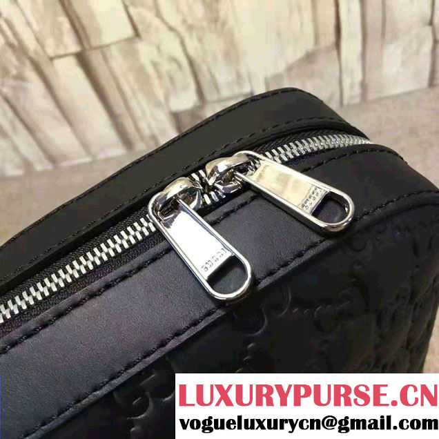 Gucci Signature Leather Briefcase Medium Bag 435322 2016