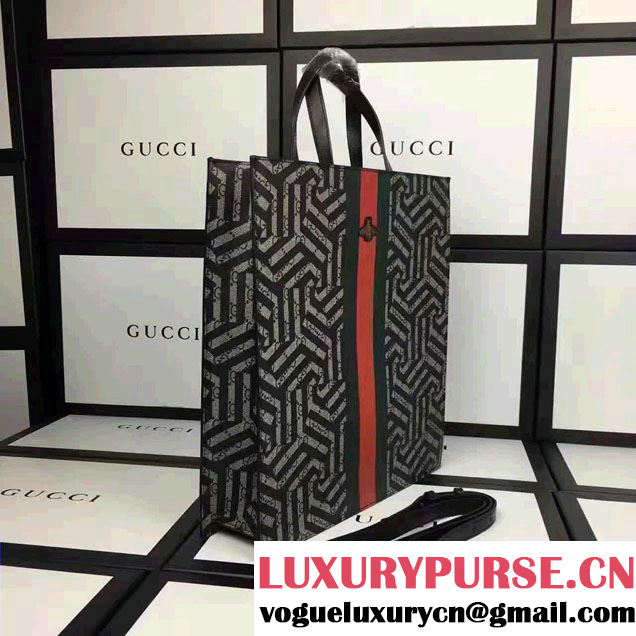 Gucci Soft GG Supreme Tote Bag 450950 GG Caleido Web 2016