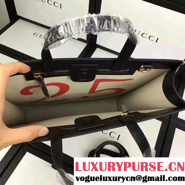 Gucci Soft GG Supreme Tote Bag 450950 Bee And Blind For Love Print 2016