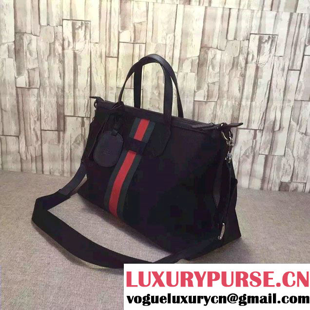 Gucci Web Techno Canvas Carry-On Duffle Bag 359261