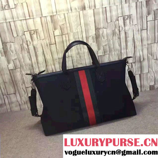 Gucci Web Techno Canvas Carry-On Duffle Bag 359261