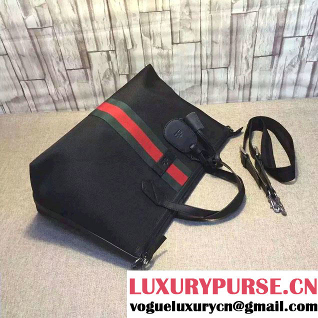 Gucci Web Techno Canvas Carry-On Duffle Bag 359261